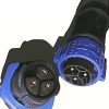 Konektor vodonepropusni industrijski 3-pin (par m/ž)